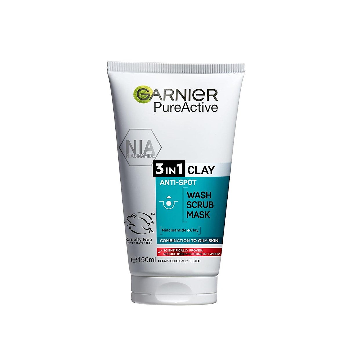Garnier Pure Active 3-in-1 Clay 150ml